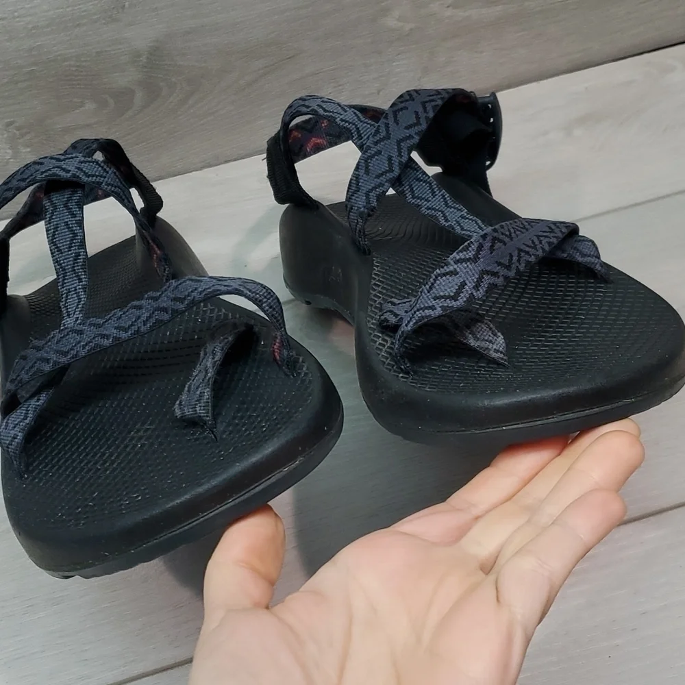 Chaco Mens Classic Z/2 Outdoor Hiking Stepped Navy  Sandals shoes sz 10